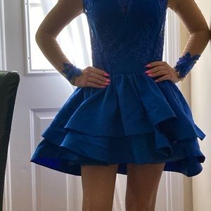 Blue dress